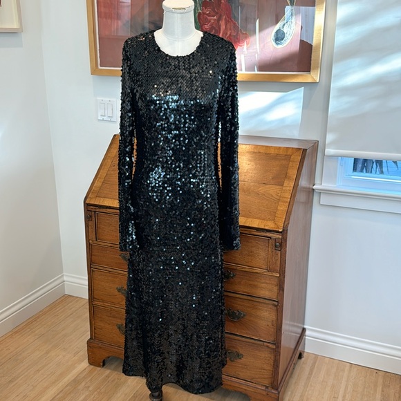 Beatrice .b Crewneck Sequin Dress - Picture 1 of 7